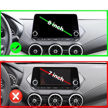 Car Phone Holder for 2021 (for 21-26 Rogue/19-25 Altima/20-25 Sentra(8 Inch))