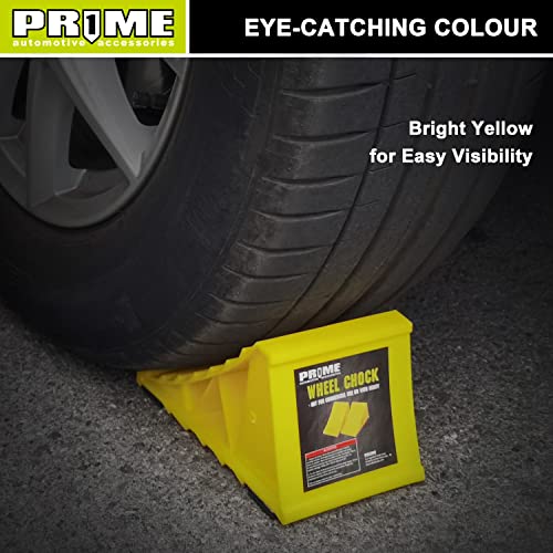 PR1ME Wheel Chocks with Non (wheel Chock 2 Pack)