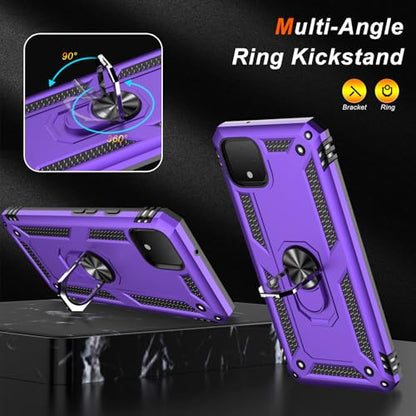 for Google Pixel 4 XL Case with Screen Protector (Purple / Google Pixel 4 XL)
