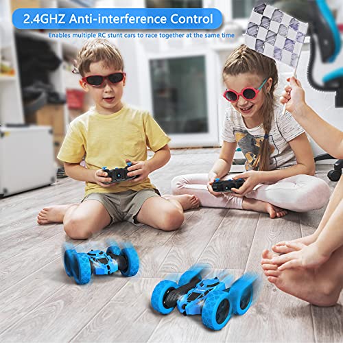 Remote Control Car for Kids (Blue / Standard (Headlights))
