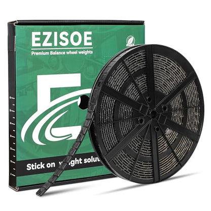 1 4 oz Stick On Wheel Weights 715pcs 5kg Bulk Pack Low Profile Black (Black / 0.25oz-715PCS(Roll))