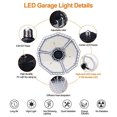 LED Garage Lights (Silver)