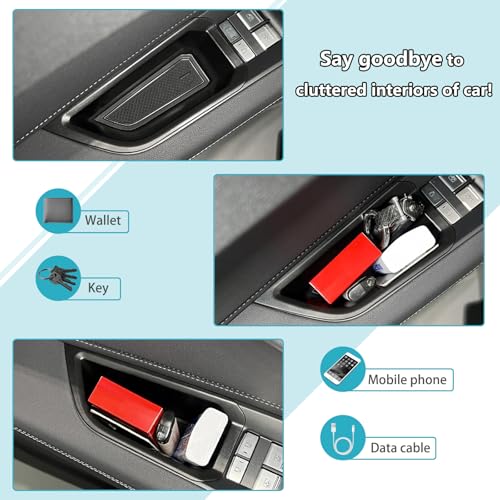 Front Door Side Storage Box Compatible with Audi Q4 E (Front Door Storage Box)