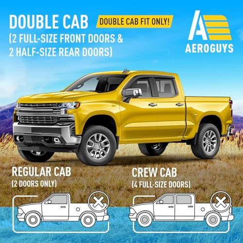 Extra Durable Window Deflectors Tape (For Chevy Silverado 19-26)