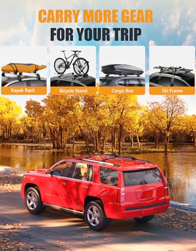 Roof Rack Cross Bars for 15 (15-20 Updated version with metal lock)