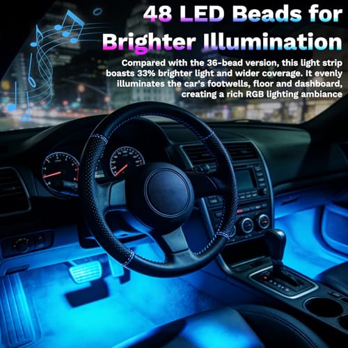 Car Interior Lights (USB Adapter(48LED Beads))