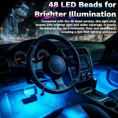 Car Interior Lights (USB Adapter(48LED Beads))