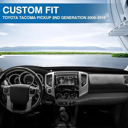 Black Dash Cover for Toyota Tacoma 2005 (Tacoma 05-15(black))