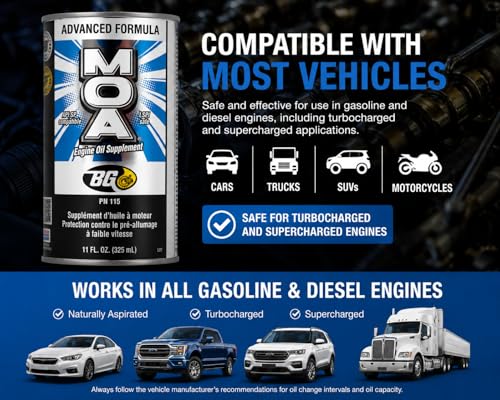 BG Advanced Formula MOA PN 115 Motor Oil Additive