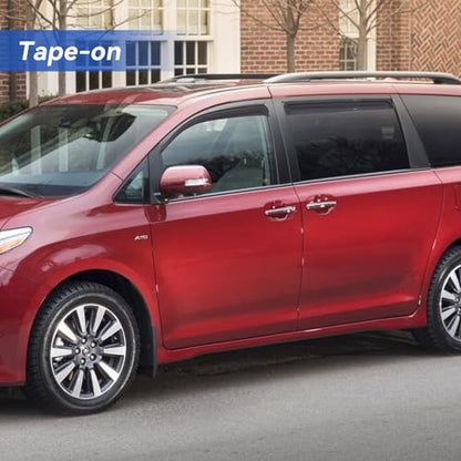 Window Visors Rain Guards for 2011 (2011-2020 Toyota Sienna)