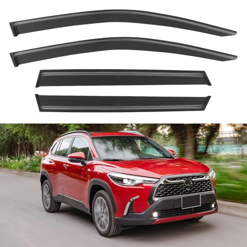 Window Visors Rain Guards for 2022 (2022-2026 Toyota Corolla Cross)