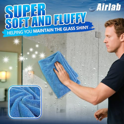 Microfiber Towel Car Drying Detailing Wash Cloth Car Care (Light Blue)