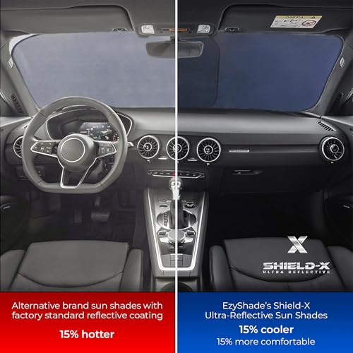 Windshield Sun Shade for Jeep Wrangler 1986 (X-Small)