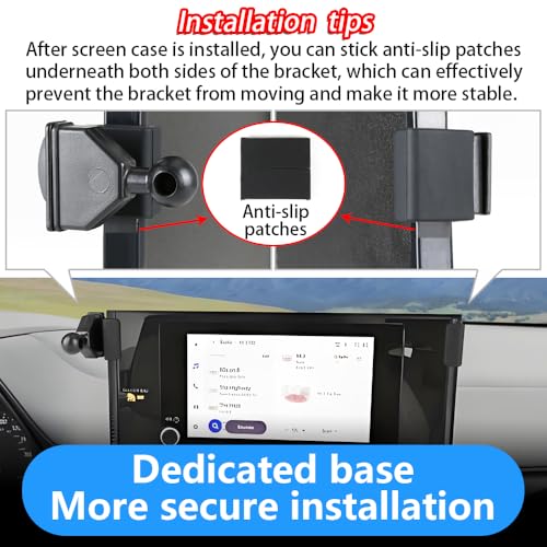Car Phone Holder for Toyota Sienna LE 2025 2026 [ only for 8 inch Touchscreen ] Auto Interior Accessories Best Cell Phones Mount Cellphone Mobile Cradle Charging Navigation Bracket Screen Stand (for Toyota Sienna LE 2025 2026[8-inch Screen])