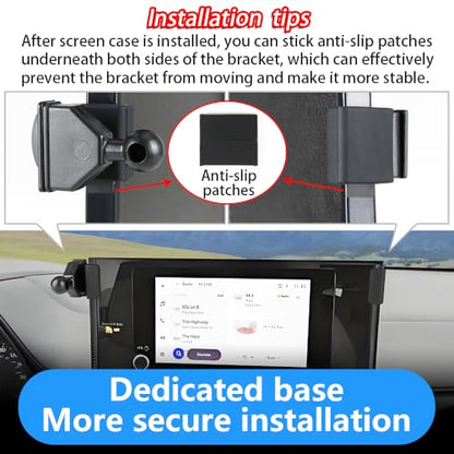 Car Phone Holder for Toyota Sienna LE 2025 2026 [ only for 8 inch Touchscreen ] Auto Interior Accessories Best Cell Phones Mount Cellphone Mobile Cradle Charging Navigation Bracket Screen Stand (for Toyota Sienna LE 2025 2026[8-inch Screen])
