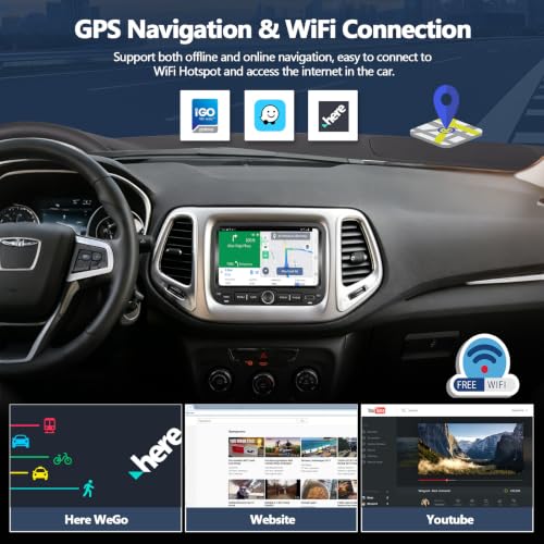 4G+128G Car Radio for Jeep Renegade 2015