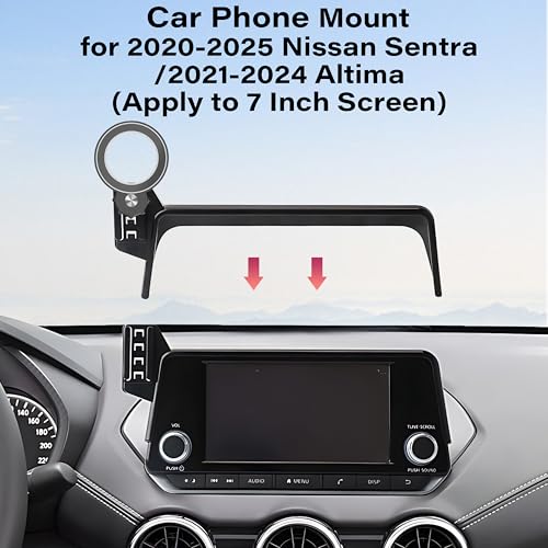 Car Phone Holder for 2020 (for 2020-25 Sentra/2021-2024 Altima(7 Inch))
