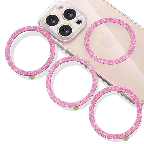 Universal Metal Rings for Magsafe (4 Pink)