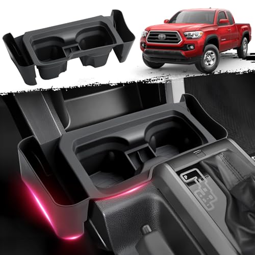 2‑in‑1 Center Console Cup Insert for 2016‑2023 Tacoma (For 16-23 Tacoma)