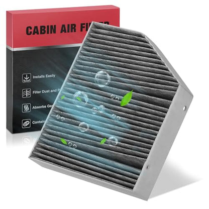 Cabin Air Filter Compatible with Mercedes (9.8" x 10.4" x 1.7" / CF11855)