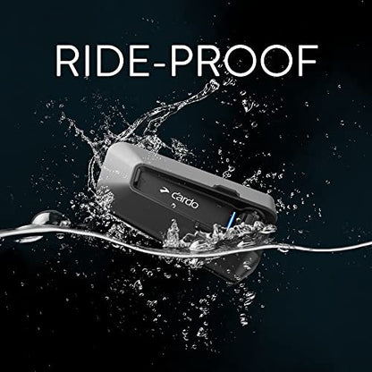 PACKTALK Edge Motorcycle Bluetooth Communication System Headset Intercom (Edge / Single Pack)