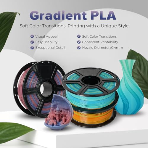 PLA Filament 1.75mm + (Blue Pink Gradient)