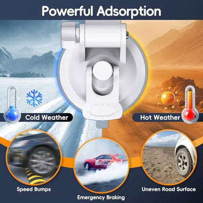for Starlink Mini Suction Cup Mount for Dashboard & Windshield Ensures Stable Satellite Signal (Finger Pull)