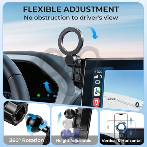Car Phone Holder for Land Rover Range Rover & Range Rover Sport 2023 (Fit for 2023-2026 Range Rover & Sport, 13.1-Inch)