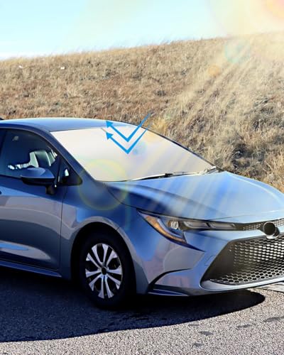 Car Windshield Sun Shade Compatible with Toyota Corolla 2020 (for Toyota Corolla 2020- 2023)