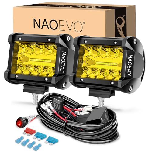 4 Inch LED Pod Lights (Yellow)