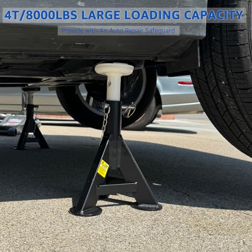 HKTE Low Profile Jack Stands (JACK STANDS 8000LB LOW PROFILE)