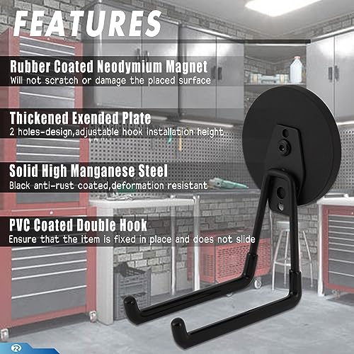 2 Pcs Magnetic Hook Heavy Duty (Large L HOOK)