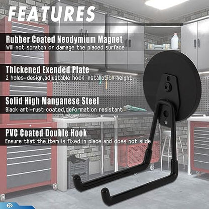 2 Pcs Magnetic Hook Heavy Duty (Large L HOOK)