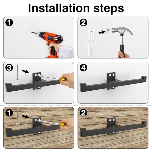 Backpack Leaf Blower Hanger (Black-2PCS)