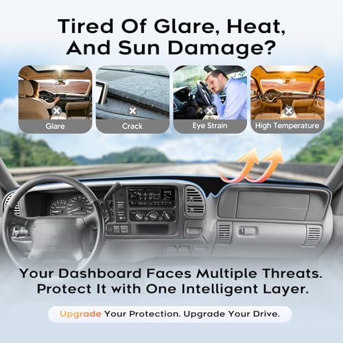 Black Dash Cover for 1997 (2)97-20 Silverado(Black))