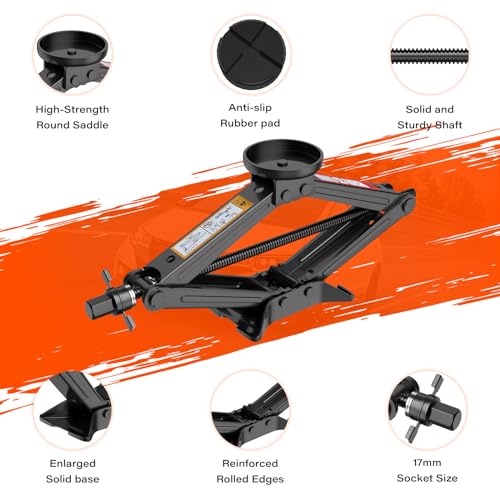 Car Jack Kit 2.5 Ton (Black)
