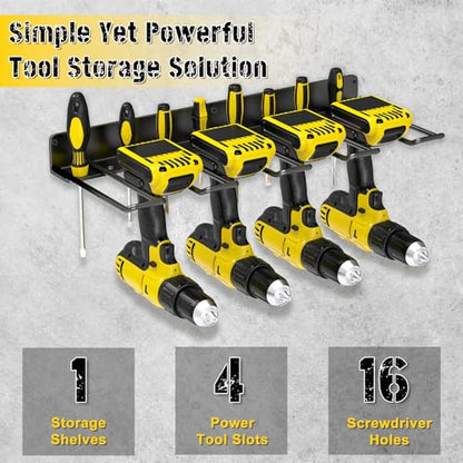 Drill Holder Wall Mount (1-Pack Drill Holder)