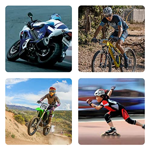 Motorcycle Gloves Touch Screen Full Finger Riding Gloves Knuckle Protection for Men and Women for Dirt Riding (Red / X-Large)