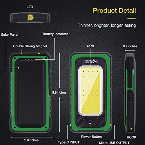 Led Work Light (USB Charging / Green)