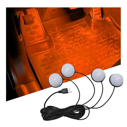 Car Interior LED Lights (Orange)