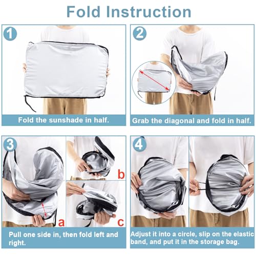 Premium Windshield Sun Shade for 2019 (for Ram 1500 2019-2026)