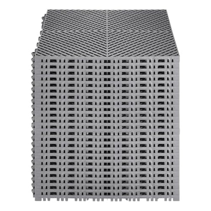 Interlocking Drainage Mat (Grey / 15.7 x 15.7 inch)