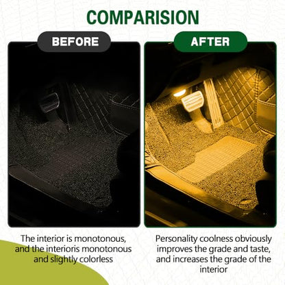 Car Interior LED Lights (Yellow)
