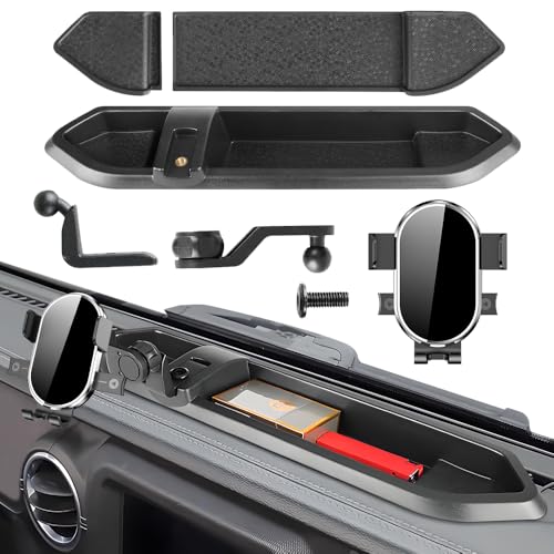 Car Phone Holder Center Console Organizer For Jeep Wrangler JL JLU 2018 2019 2020 2021 2022 2023 (for Jeep Wrangler JL 2018-2023)