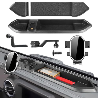 Car Phone Holder Center Console Organizer For Jeep Wrangler JL JLU 2018 2019 2020 2021 2022 2023 (for Jeep Wrangler JL 2018-2023)