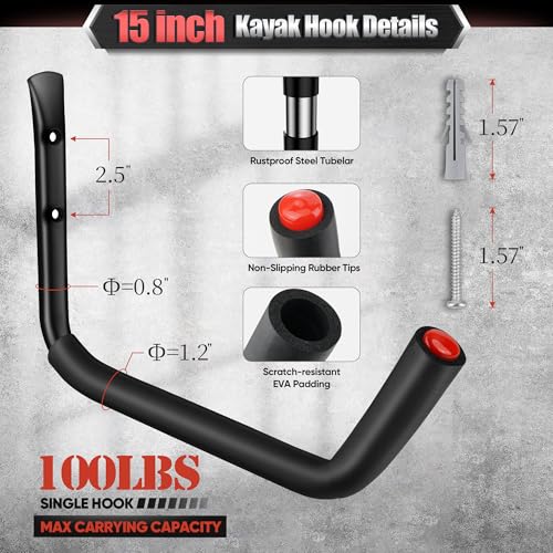 10 Pack Heavy Duty Garage Hooks (10)