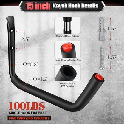 10 Pack Heavy Duty Garage Hooks (10)