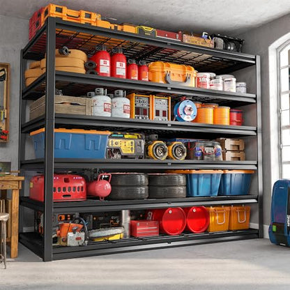3500LBS Garage Shelving (6-Tier,55" W x 26" D x 84" H)