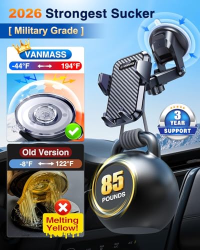 85+LBS Strongest Suction & Military (Ink Black)