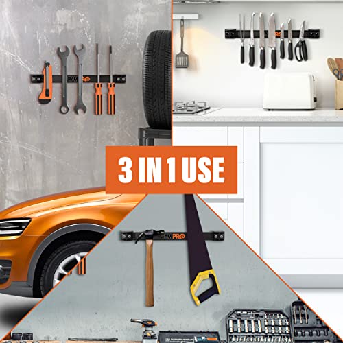 12" Magnetic Tool Holder Strip (8 Pack)